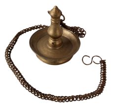 Sara Villaku Brass Hanging Diya Oil Lamp